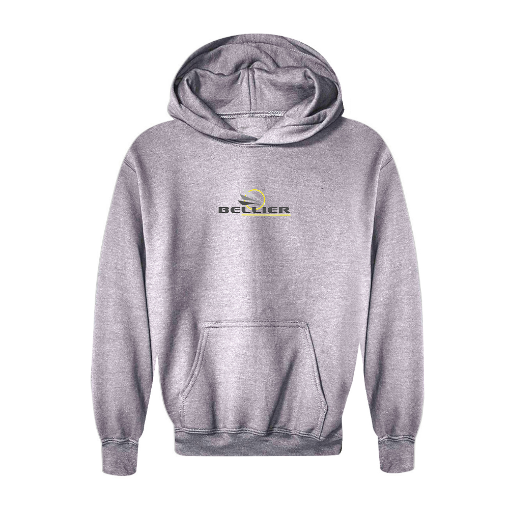 Youth Bellier Automobiles Logo Pullover Hoodie