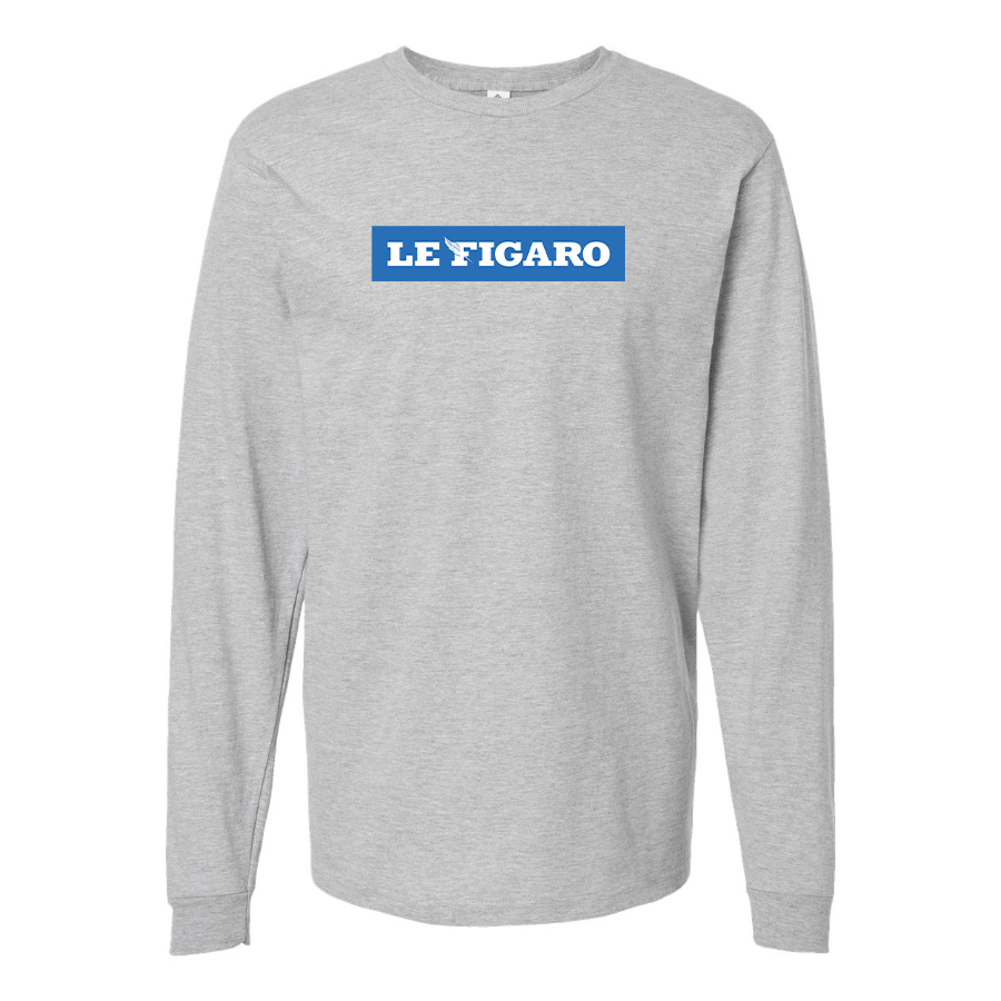 Youth Le Figaro Logo Cotton Long Sleeve T-Shirt