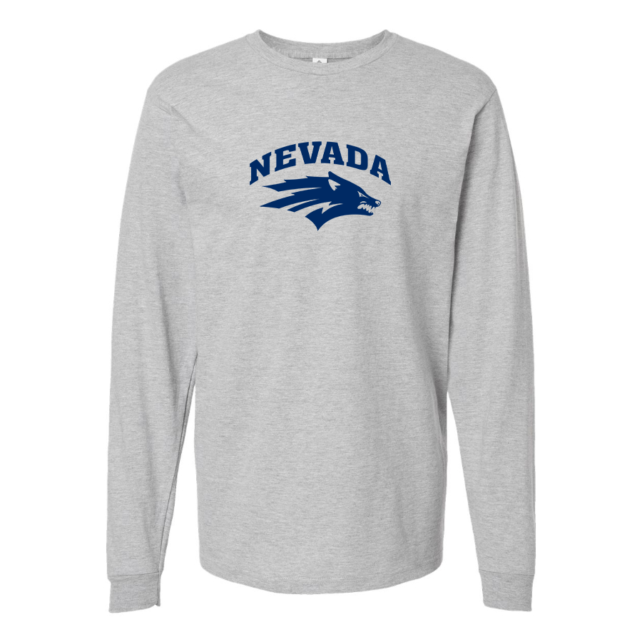 Men's Nevada Wolf Pack Logo Long Sleeve T-Shirt