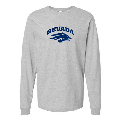 Men's Nevada Wolf Pack Logo Long Sleeve T-Shirt
