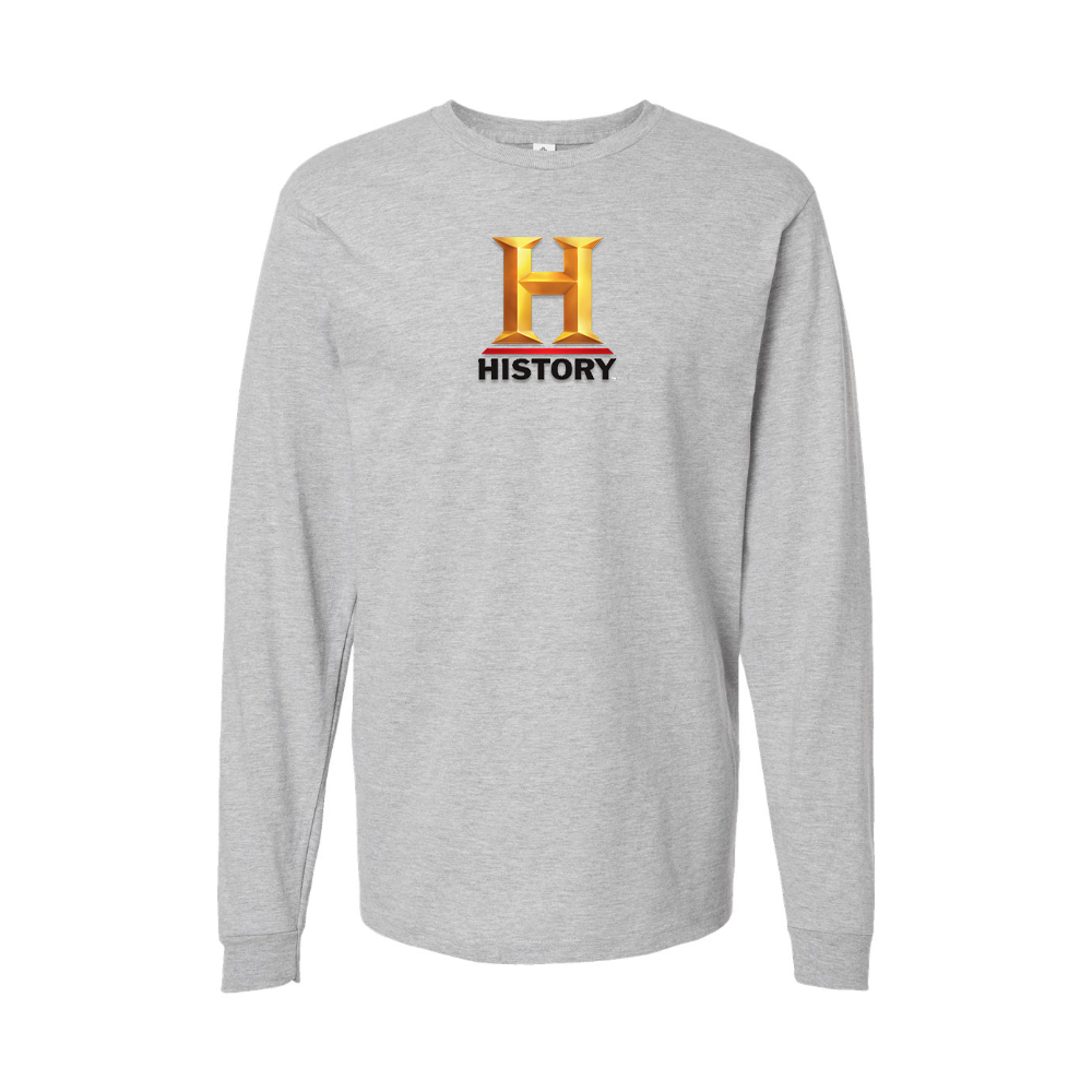 Youth History Channel Cotton Long Sleeve T-Shirt