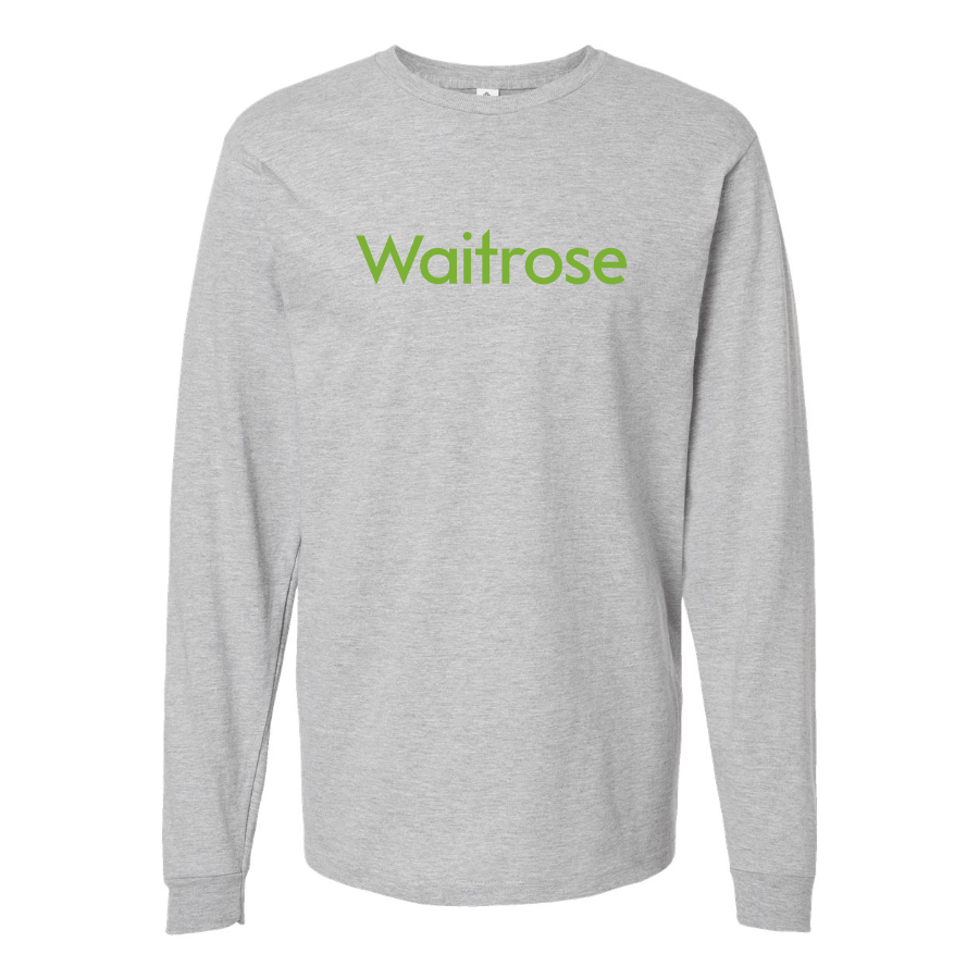 Youth Waitrose Logo Cotton Long Sleeve T-Shirtl