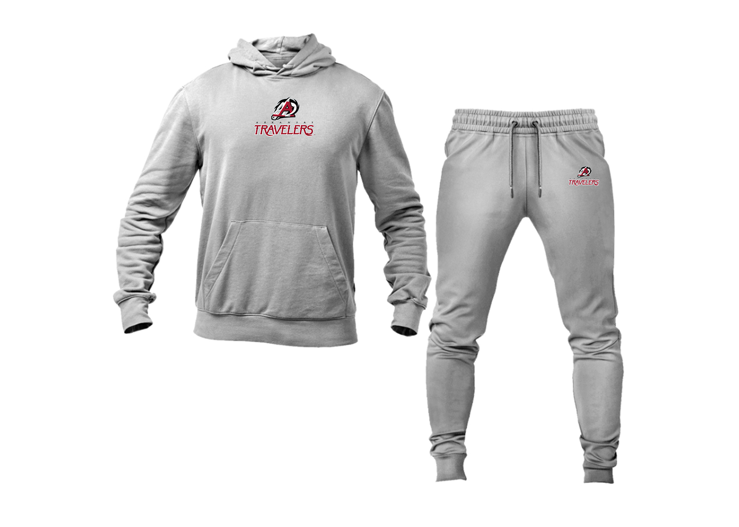 Men's Arkansas Travelers Logo Hoodie Joggers Set