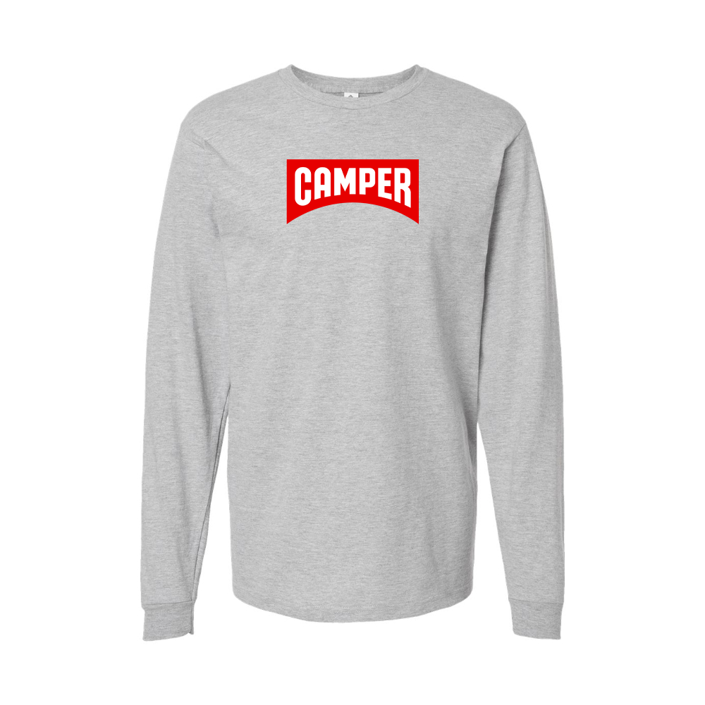 Youth Camper Logo Cotton Long Sleeve T-Shirt