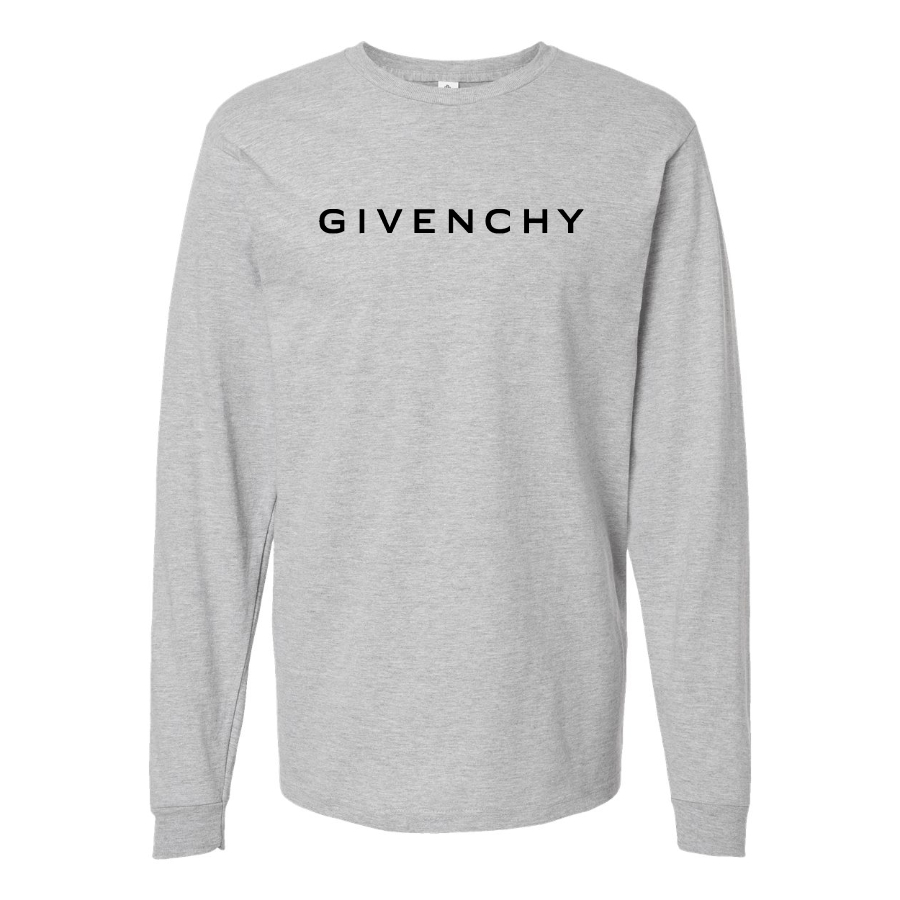 Youth Givenchy Logo Cotton Long Sleeve T-Shirt