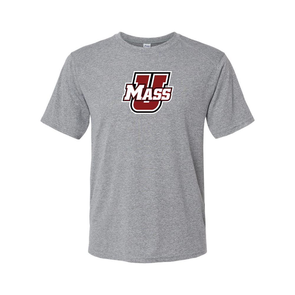 Men's Massachusetts Minutemen Logo Polyester T-Shirt