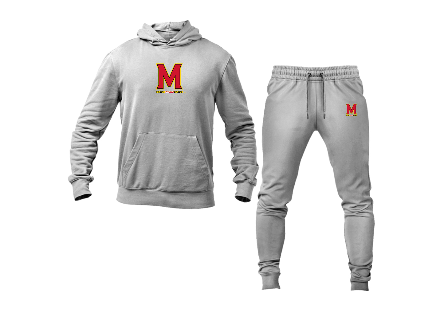 Men's Maryland Terrapins Logo Hoodie Joggers Set