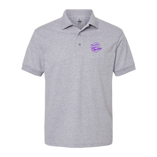 Men's Purple Disco Machine Dry Blend Polo