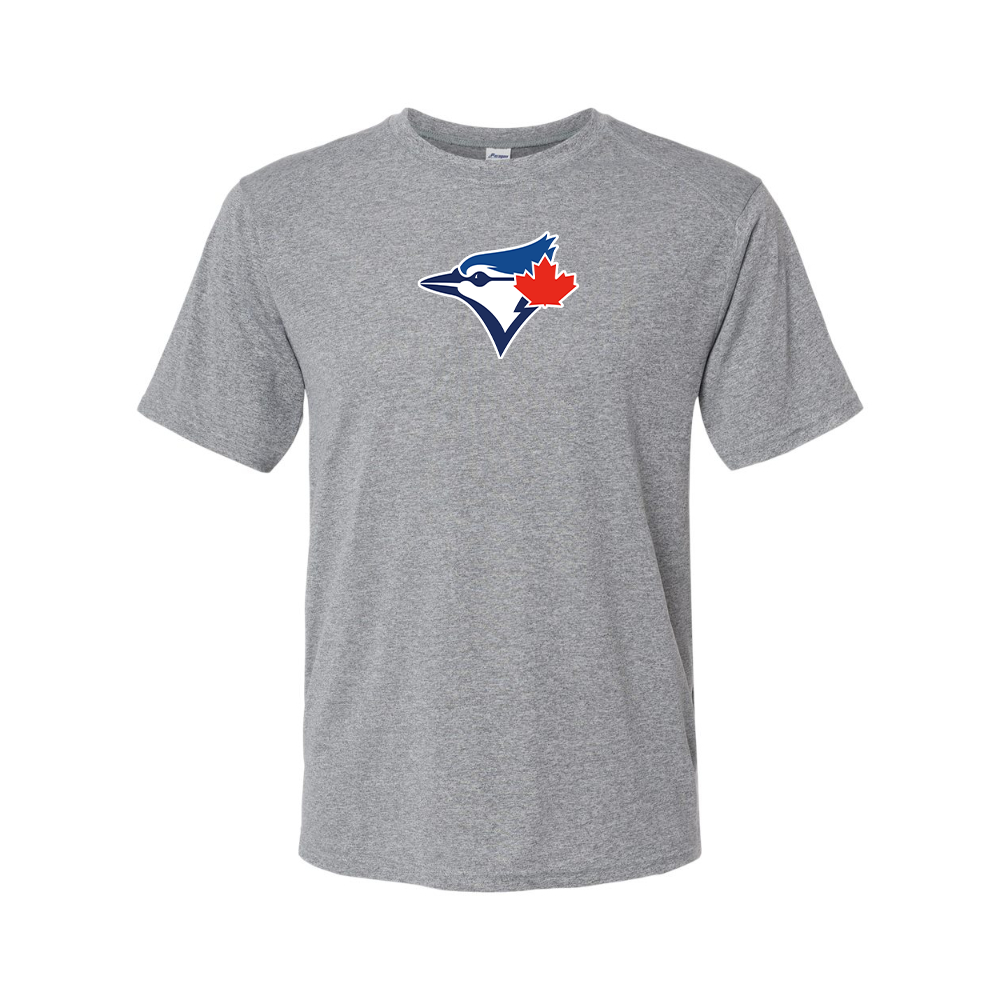 Men's Bluefield Blue Jays Logo Polyester T-Shirt