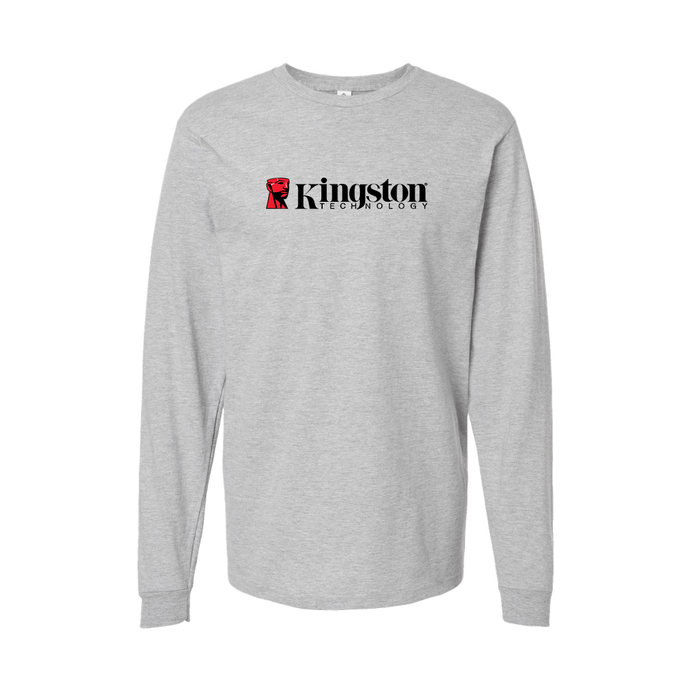 Youth Kingston Logo Cotton Long Sleeve T-Shirt
