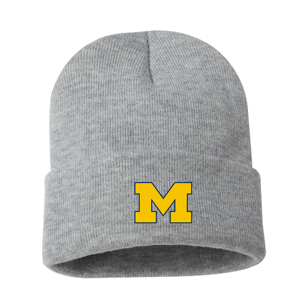 Michigan Wolverines Logo Beanie Hat