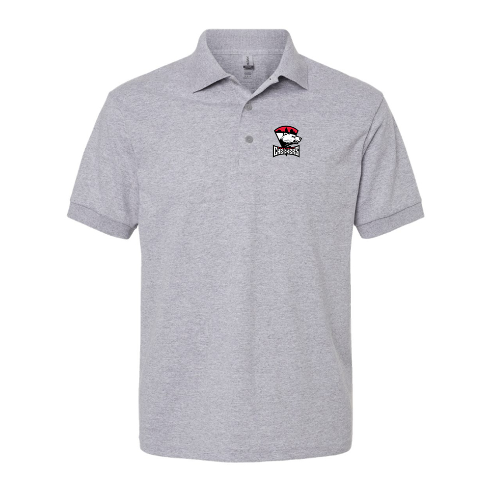 Men's Charlotte Checkers Logo Dry Blend Polo