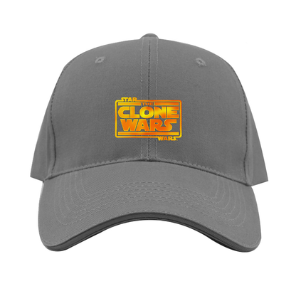 The Clone wars Logo Dad Baseball Cap Hat