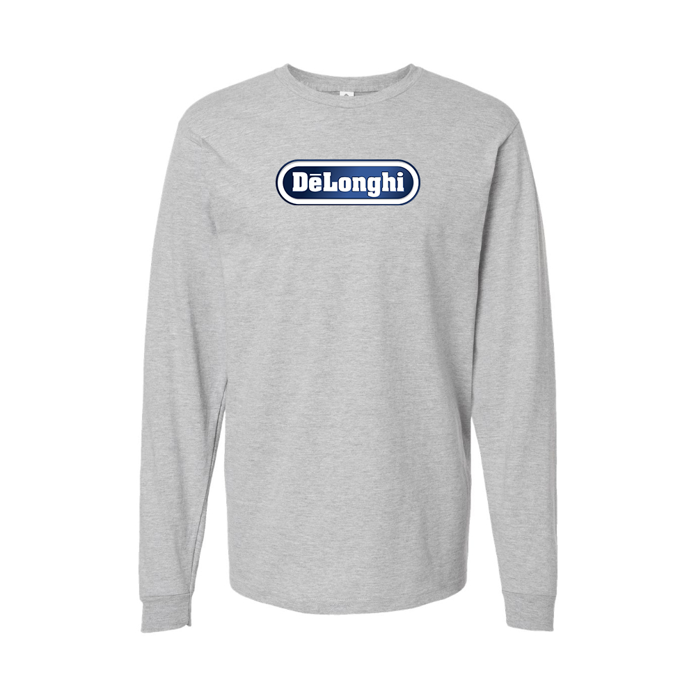 Youth DeLonghi Logo Cotton Long Sleeve T-Shirt