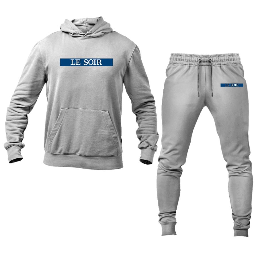 Men's Le soir Logo Hoodie Joggers Set