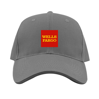Wells Fargo Logo Dad Baseball Cap Hat