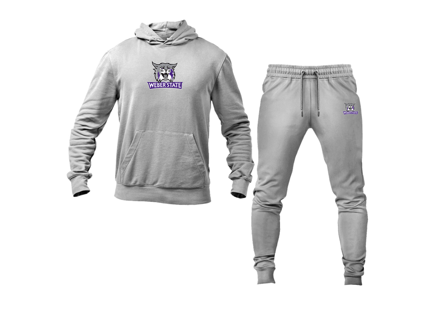 Men's Weber State Wildcats Hoodie Joggers Set