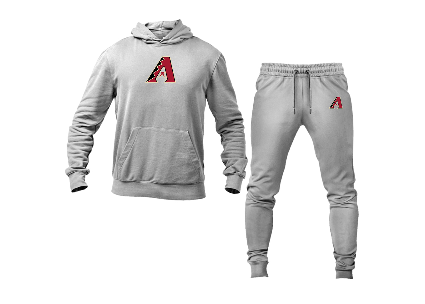 Men's Arizona Diamondbacks Logo Hoodie Joggers Set