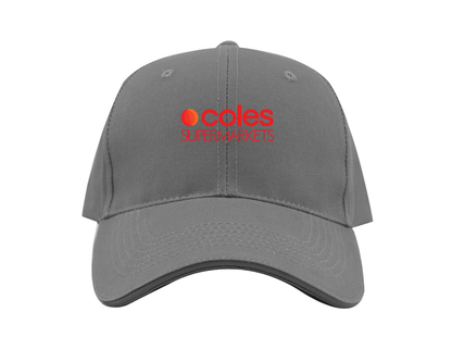 Coles Supermarket Dad Baseball Cap Hat