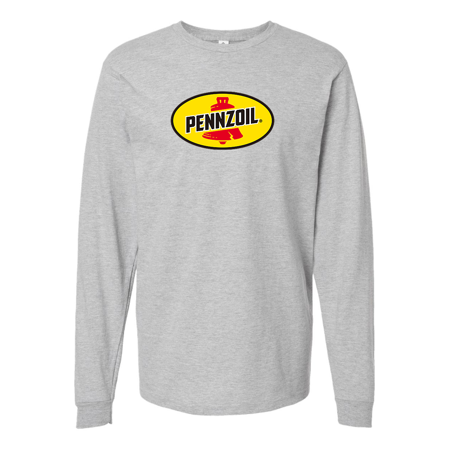 Youth Pennzoil Logo Cotton Long Sleeve T-Shirt