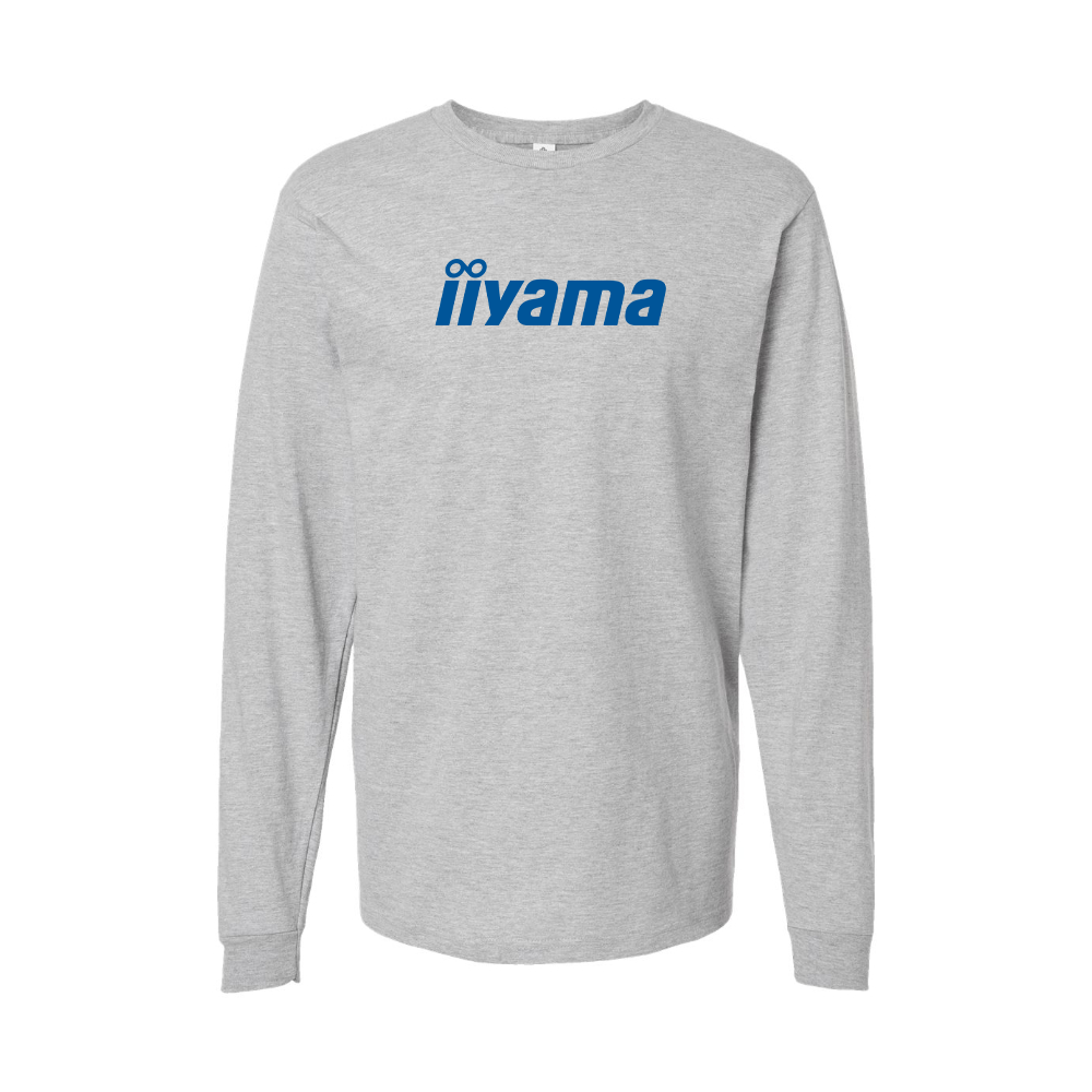 Youth Iiyama Logo Cotton Long Sleeve T-Shirt