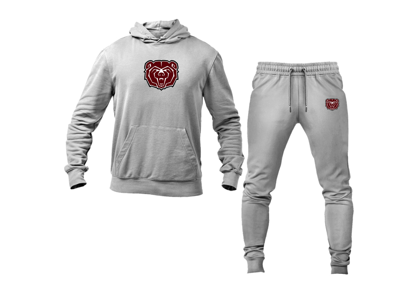 Men's Missouri State Bears Logo Hoodie Joggers Set