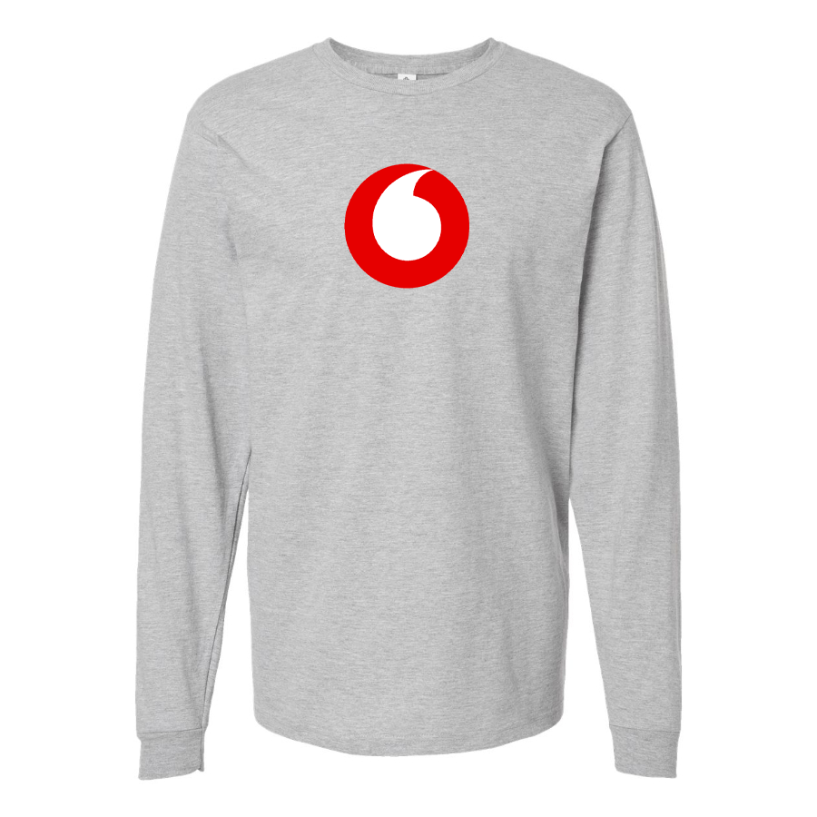 Men's Vodafone Logo Long Sleeve T-Shirt