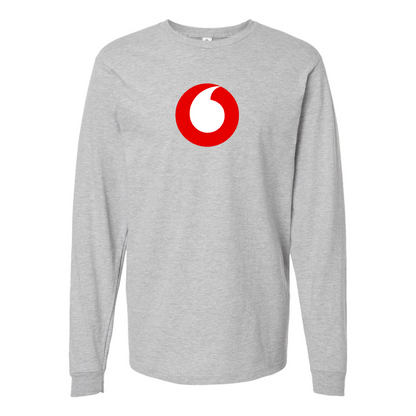 Men's Vodafone Logo Long Sleeve T-Shirt
