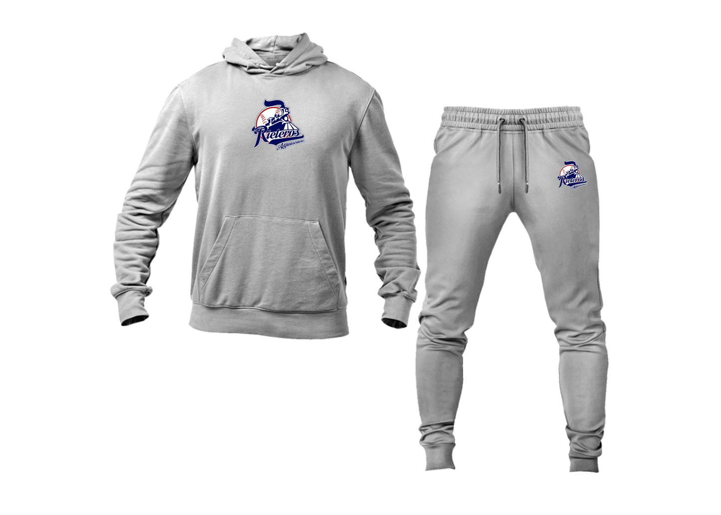 Men's Aguascalientes Rieleros Logo Hoodie Joggers Set