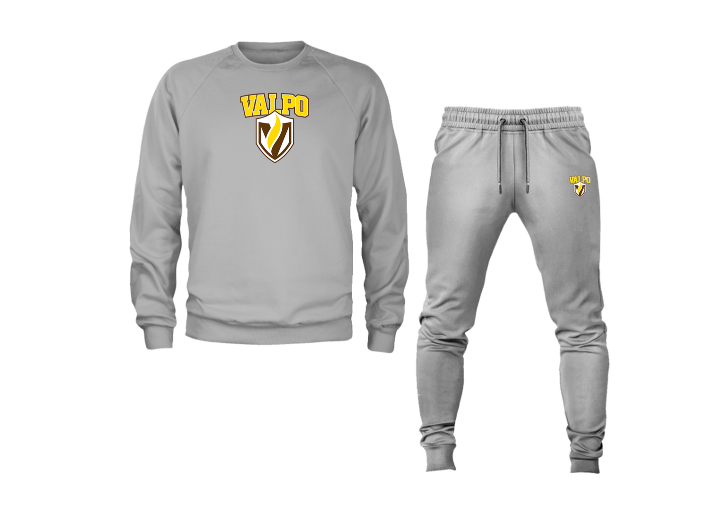 Men's Valparaiso Crusaders Crewneck Sweatshirt Joggers Suit