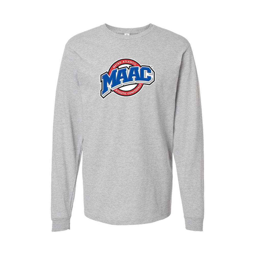 Youth Metro Atlantic Athletic Conference Logo Cotton Long Sleeve T-Shirt