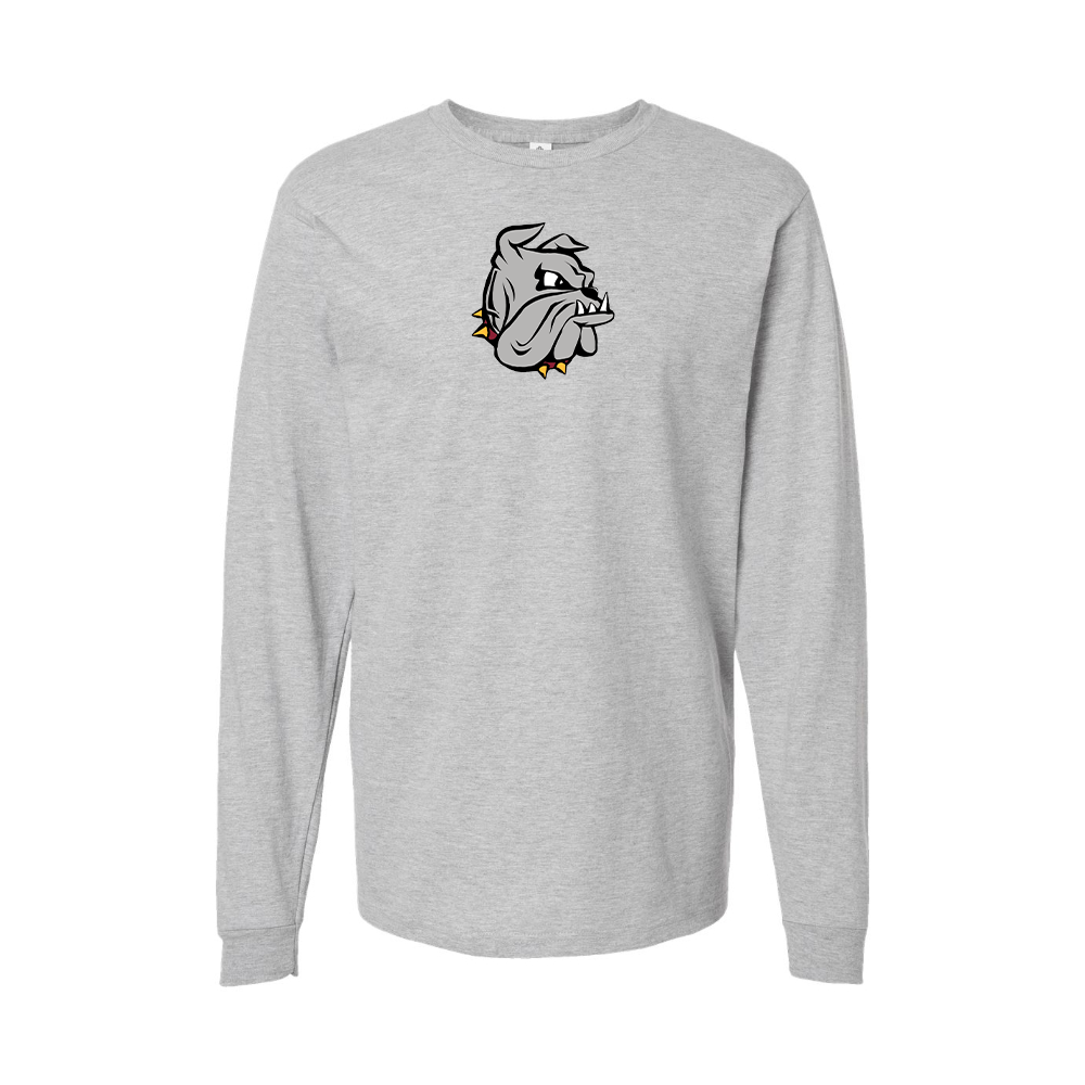 Youth Minnesota Duluth Bulldogs Logo Cotton Long Sleeve T-Shirt