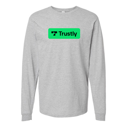 Men's Trustly Horizontal Logo Long Sleeve T-Shirt