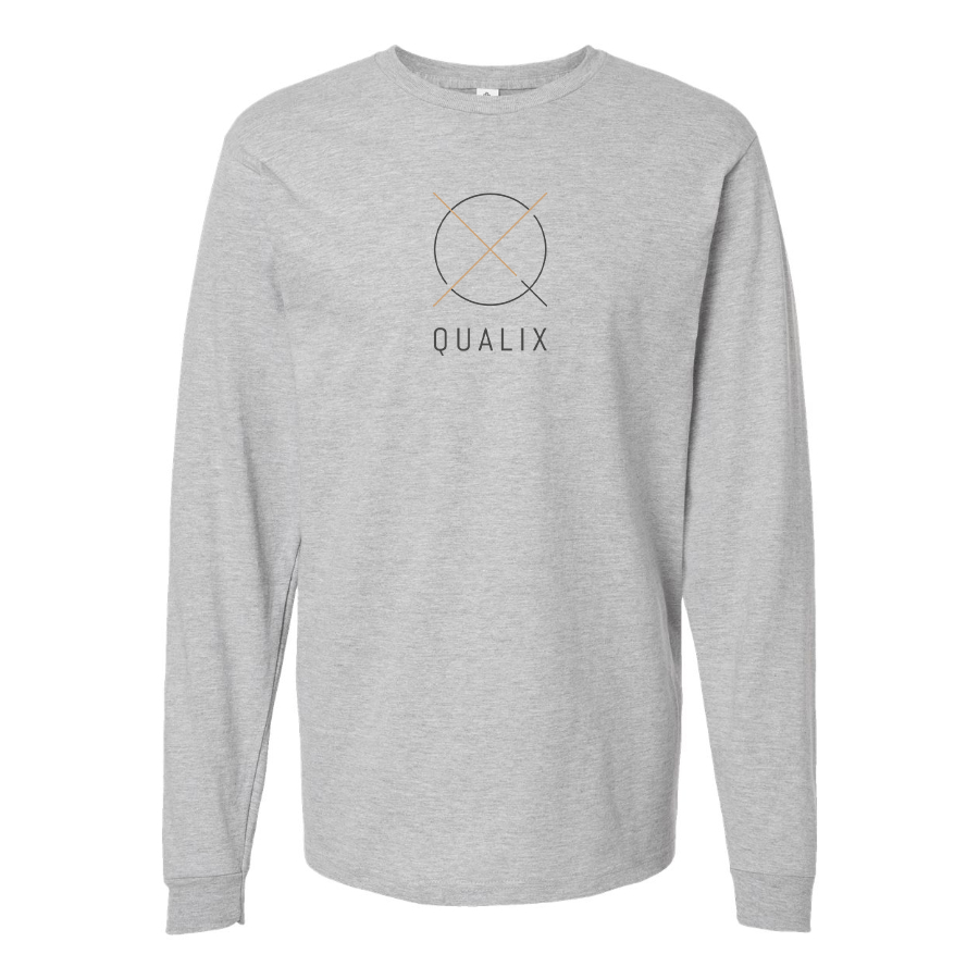 Youth QUALIX Logo Cotton Long Sleeve T-Shirt