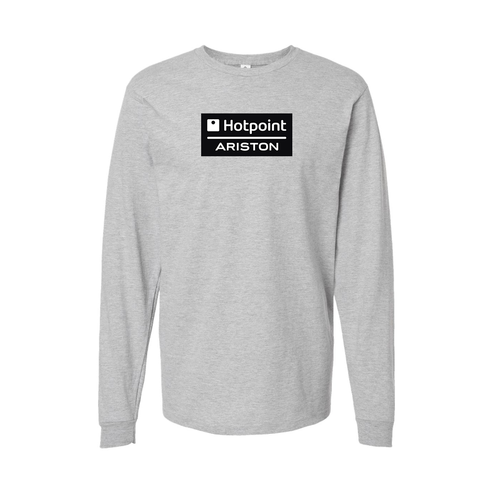 Youth Hotpoint-Ariston Logo Cotton Long Sleeve T-Shirt