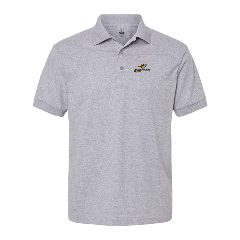 Men's Akron RubberDucks Logo Dry Blend Polo