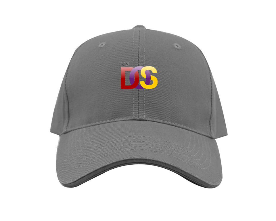 MS DOS Logo Dad Baseball Cap Hat