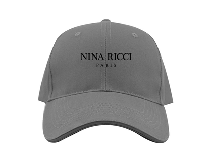 Nina Ricci Paris Logo Dad Baseball Cap Hat