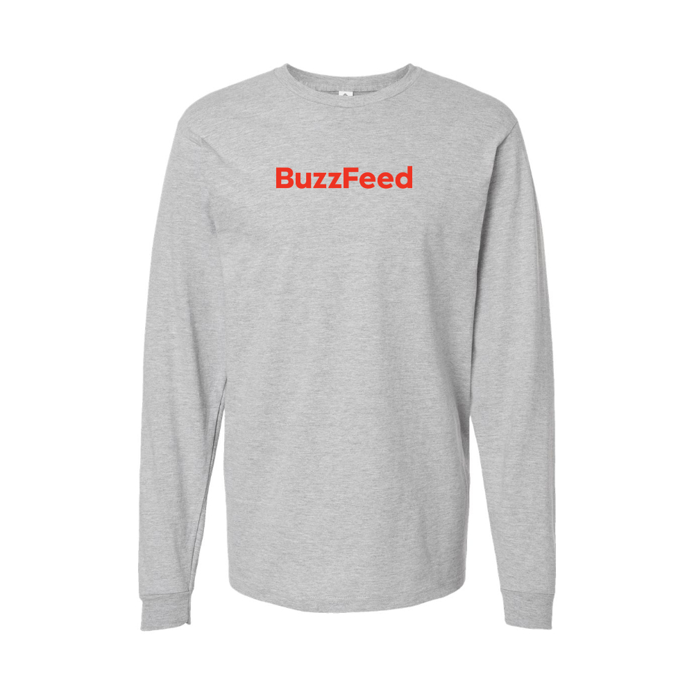 Youth BuzzFeed Logo Cotton Long Sleeve T-Shirt