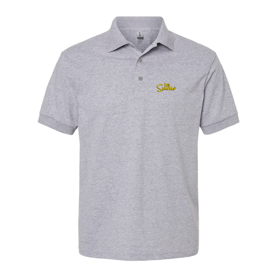 Men's Les Simpson Logo Dry Blend Polo