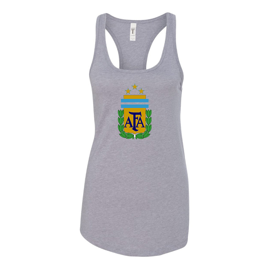 Women's Argentina National Soccer Team Racerback Tank Top