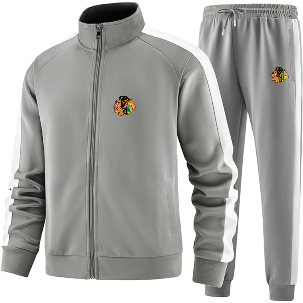 Men's Blackhawks Logo Dri-Fit TrackSuit