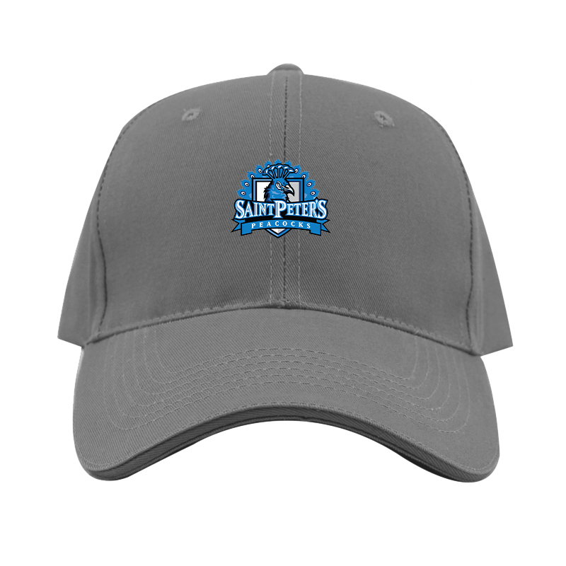 Saint Peters Peacocks Logo Dad Baseball Cap Hat