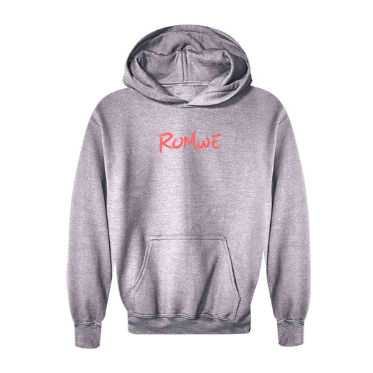 Youth Romwe Logo Pullover Hoodie