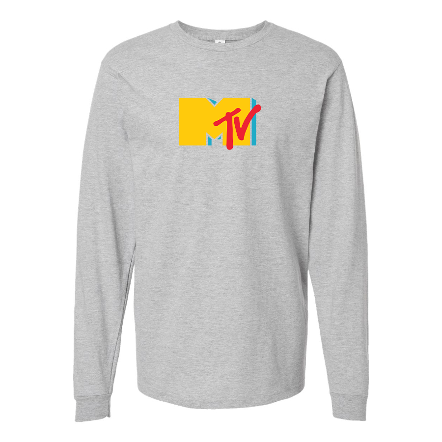 Youth MTV Logo Cotton Long Sleeve T-Shirt