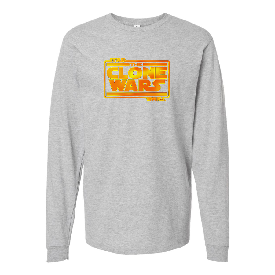 Men's The Clone wars Logo Long Sleeve T-Shirt
