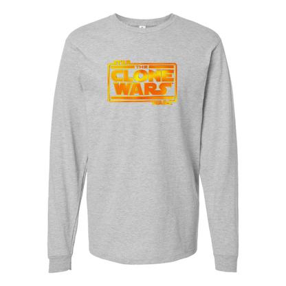 Men's The Clone wars Logo Long Sleeve T-Shirt