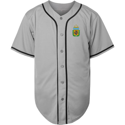 Men's Argentina National Soccer Team  Baseball Jersey