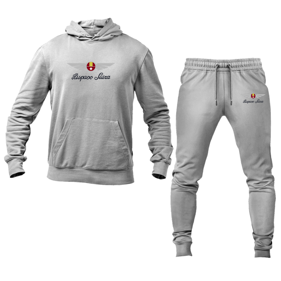 Men's Hispano Suiza Logo Hoodie Joggers Set