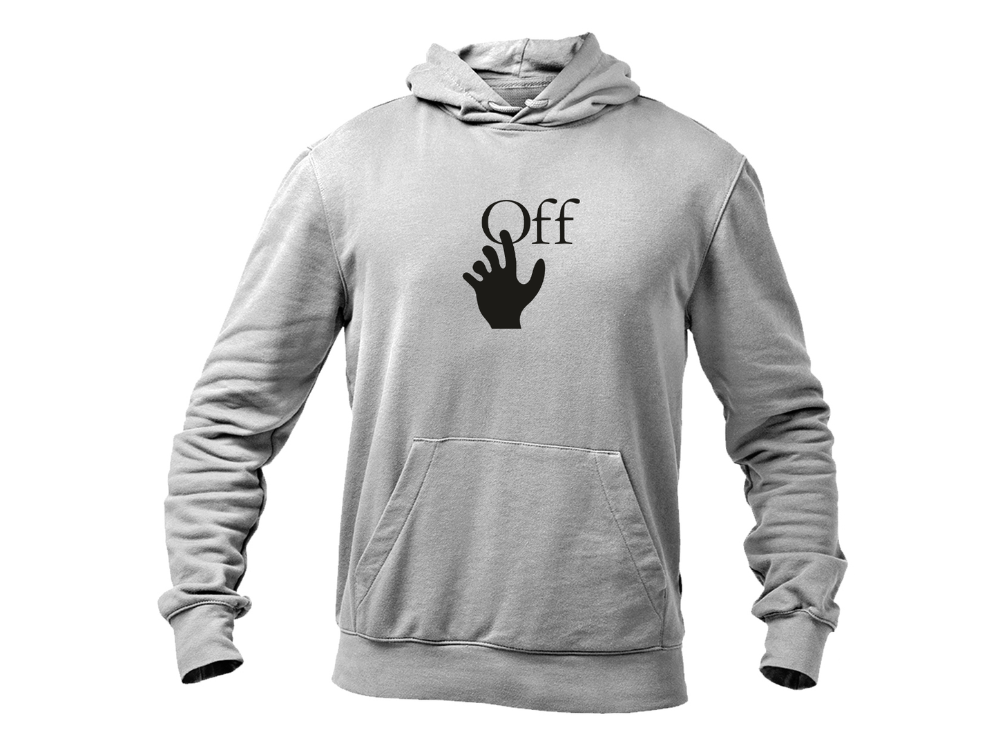 Men's Off-White Hand Softstyle Midweight Hooded Sweatshirt